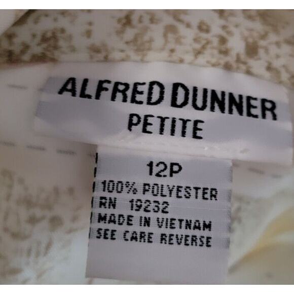 Alfred Dunner Womens Long Sleeve Zip Jacket Floral Petite Sz. 12P Beaded - Picture 4 of 9